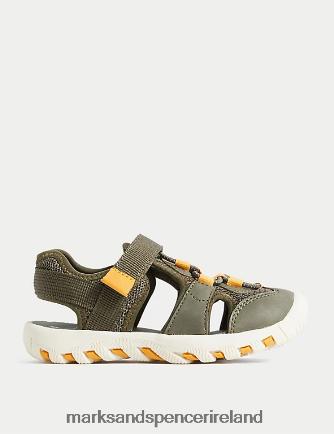 Marks & Spencer Kids Riptape Trekkers Khaki Footwear 2VJ8DF8538