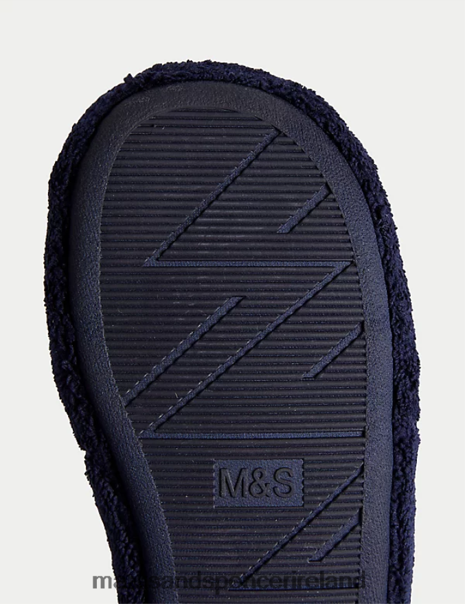 Marks & Spencer Kids Slipper Boots Navy Footwear 2VJ8DF8584