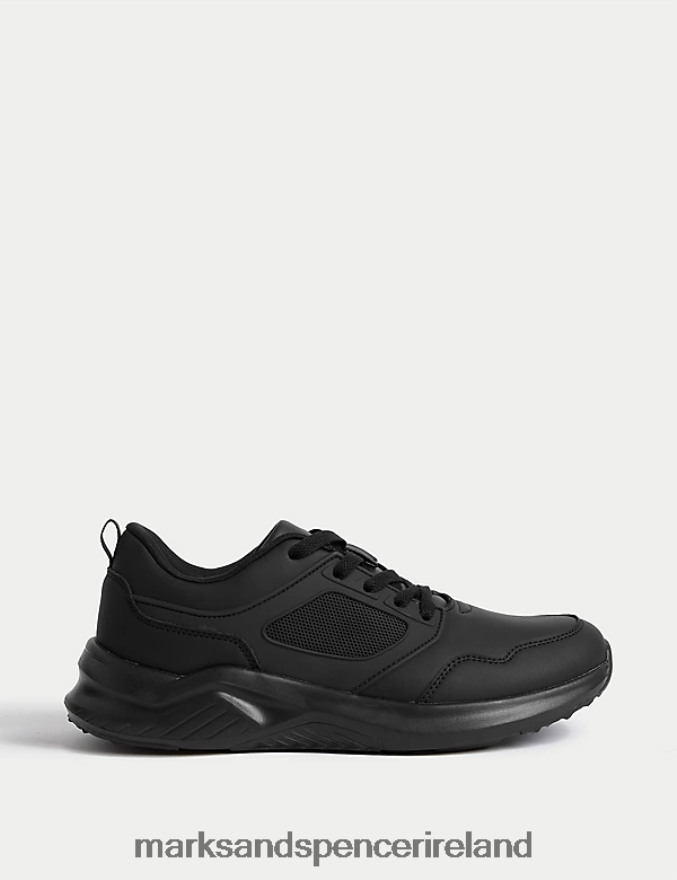 Marks & Spencer Kids Trainers Black Footwear 2VJ8DF8126
