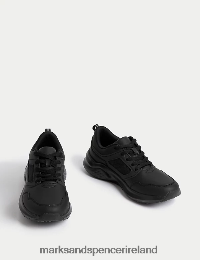 Marks & Spencer Kids Trainers Black Footwear 2VJ8DF8126