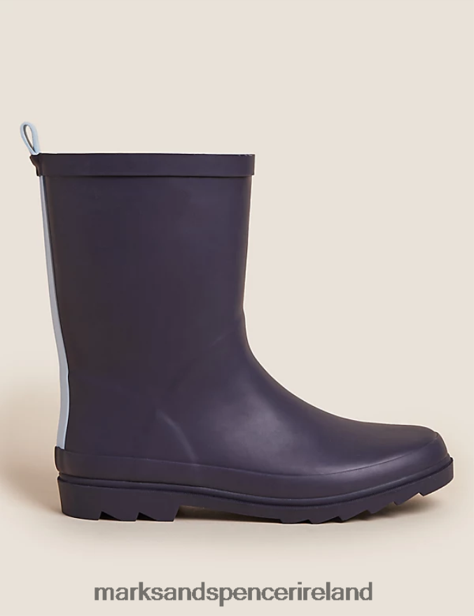 Marks & Spencer Kids Wellies Navy Footwear 2VJ8DF8563