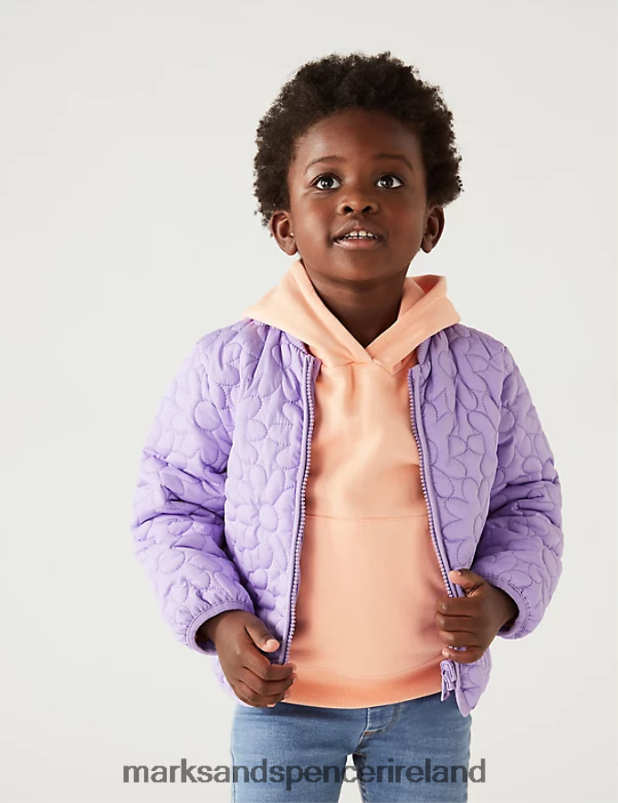 Marks & Spencer Kids 3-in-1 Stormwear Floral Fisherman Coat Cream Mix Clothing 2VJ8DF9057