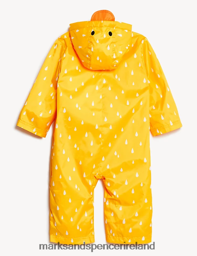 Marks & Spencer Kids Duck Puddle Suit Yellow Clothing 2VJ8DF7326