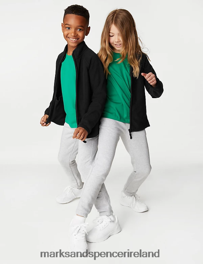 Marks & Spencer Kids Fleece Jacket Black Clothing 2VJ8DF8139