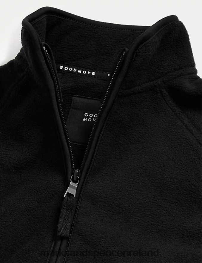 Marks & Spencer Kids Fleece Jacket Black Clothing 2VJ8DF8139