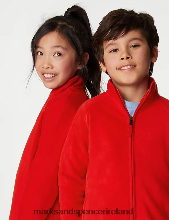 Marks & Spencer Kids Fleece Jacket Chilli Clothing 2VJ8DF8140