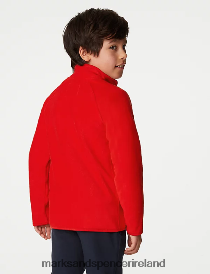Marks & Spencer Kids Fleece Jacket Chilli Clothing 2VJ8DF8140