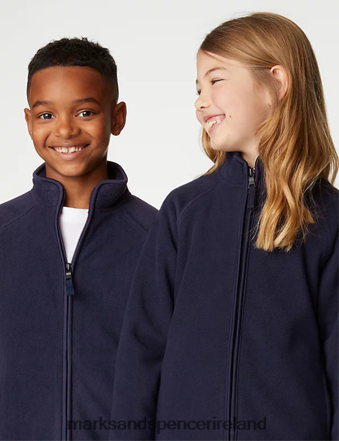 Marks & Spencer Kids Fleece Jacket Navy Clothing 2VJ8DF7881
