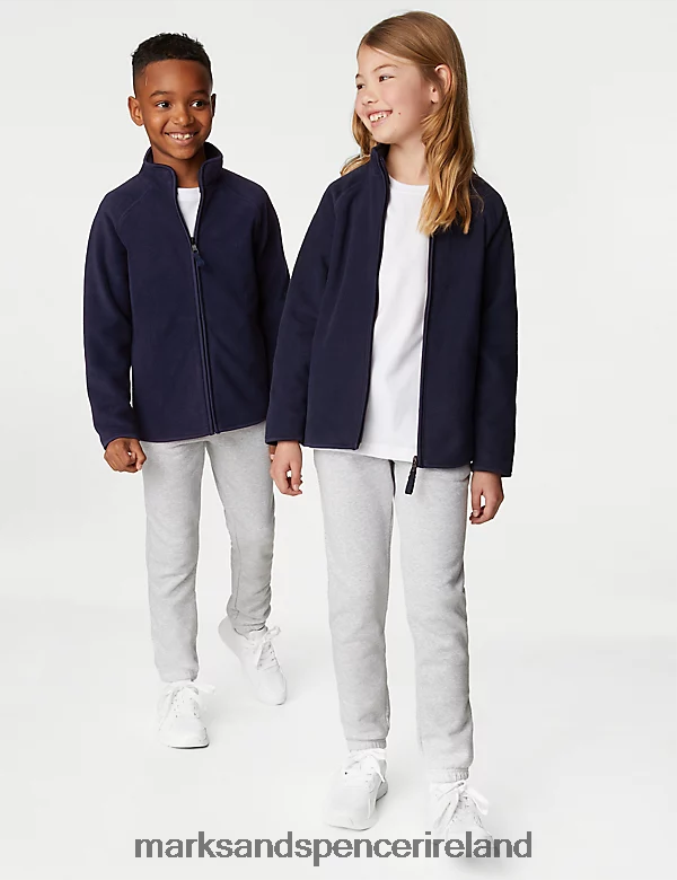 Marks & Spencer Kids Fleece Jacket Navy Clothing 2VJ8DF7881