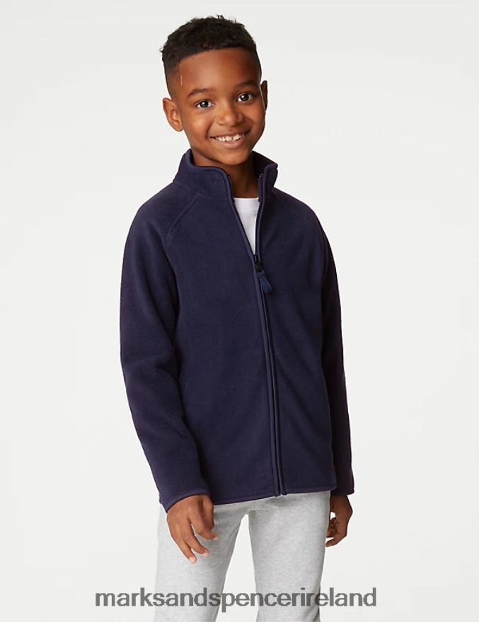 Marks & Spencer Kids Fleece Jacket Navy Clothing 2VJ8DF7881