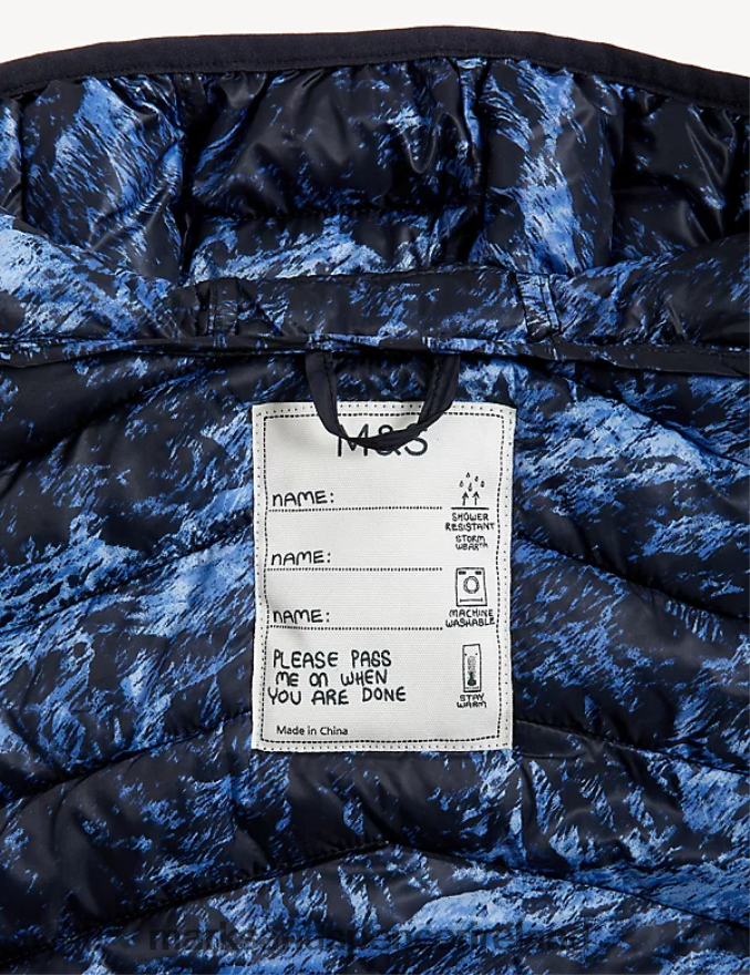 Marks & Spencer Kids Stormwear Lightweight Padded Jacket Black Clothing 2VJ8DF8257