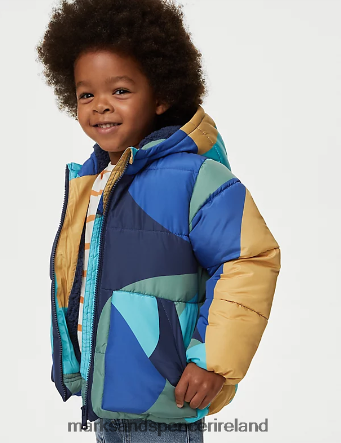 Marks & Spencer Kids Stormwear Printed Padded Coat Multi Clothing 2VJ8DF8067