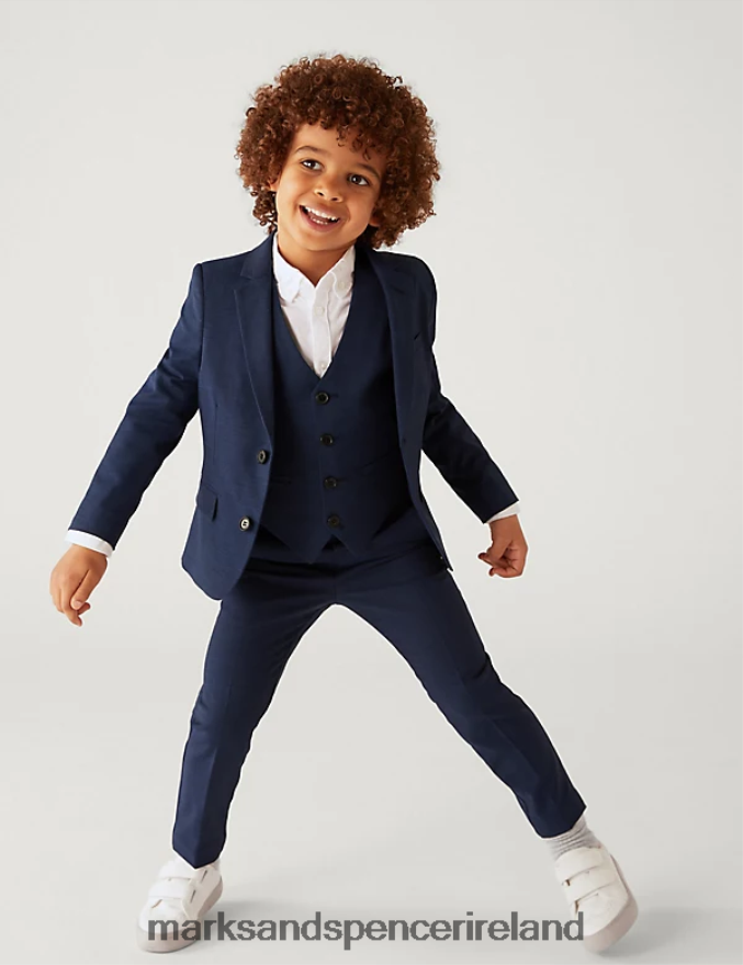 Marks & Spencer Kids Suit Jacket Indigo Clothing 2VJ8DF8001
