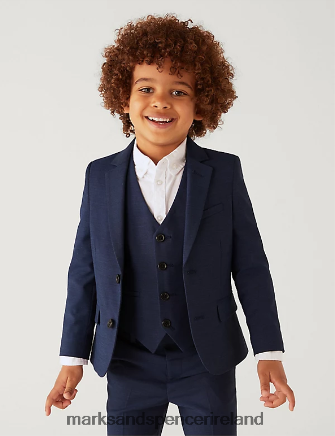 Marks & Spencer Kids Suit Jacket Indigo Clothing 2VJ8DF8001