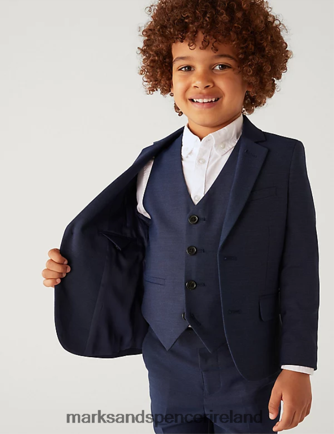 Marks & Spencer Kids Suit Jacket Indigo Clothing 2VJ8DF8001