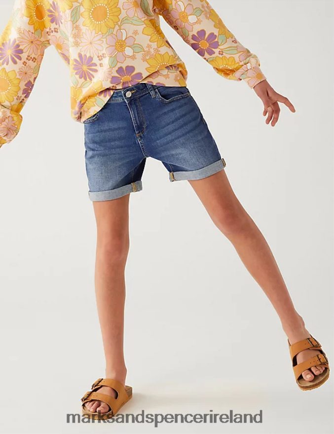Marks & Spencer Kids Shorts Denim Clothing 2VJ8DF9509