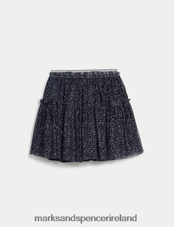 Marks & Spencer Kids Glitter Tutu Skirt Navy Clothing 2VJ8DF9611