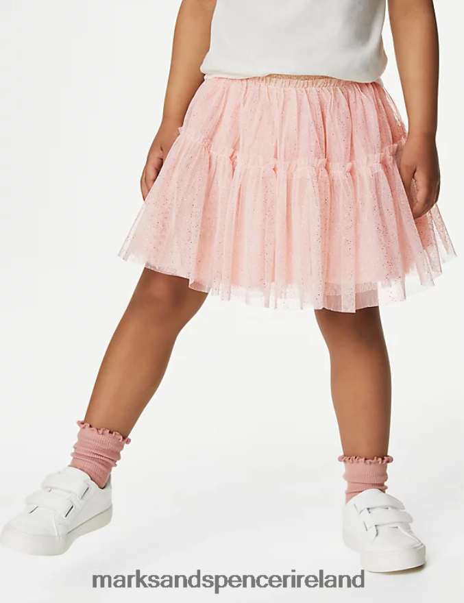 Marks & Spencer Kids Glitter Tutu Skirt Pink Clothing 2VJ8DF9354