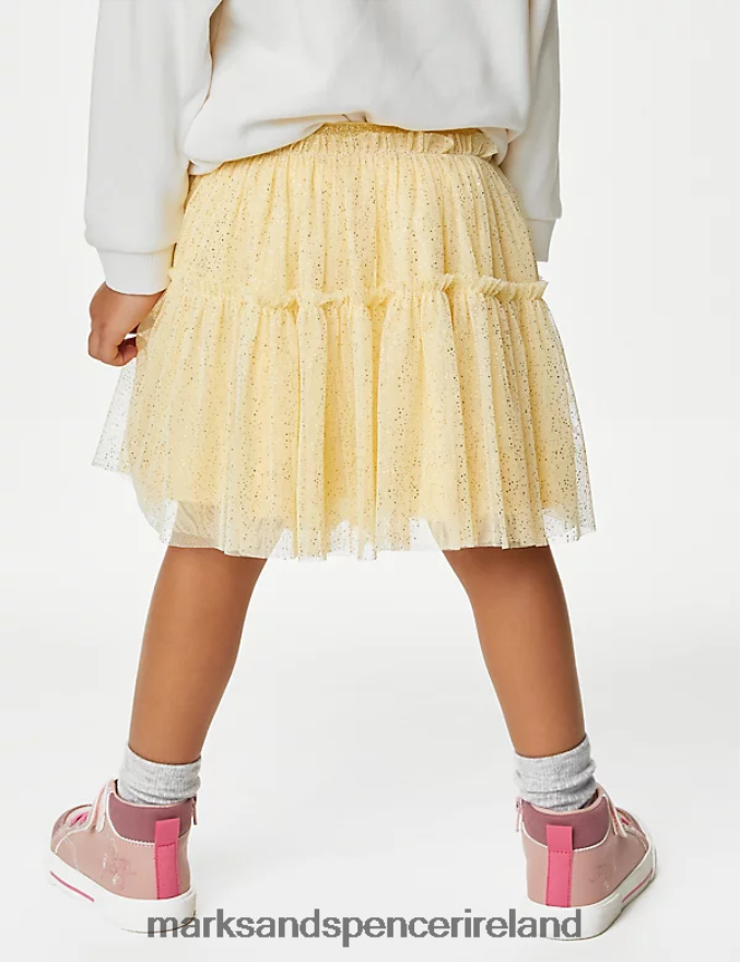 Marks & Spencer Kids Glitter Tutu Skirt Yellow Clothing 2VJ8DF9612