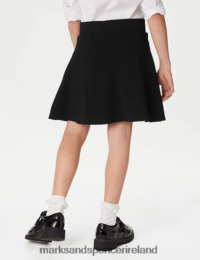 Marks & Spencer Kids Jersey School Skort Black Clothing 2VJ8DF9099