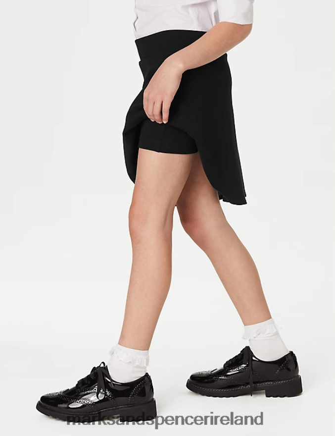 Marks & Spencer Kids Jersey School Skort Black Clothing 2VJ8DF9099