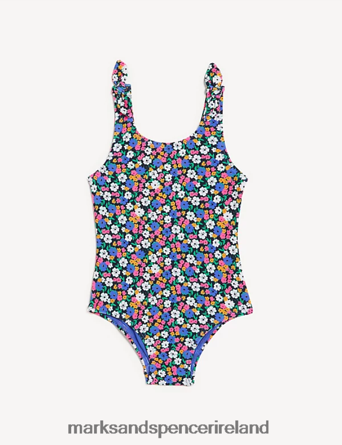 Marks & Spencer Kids Floral Swimsuit Multi Clothing 2VJ8DF9767