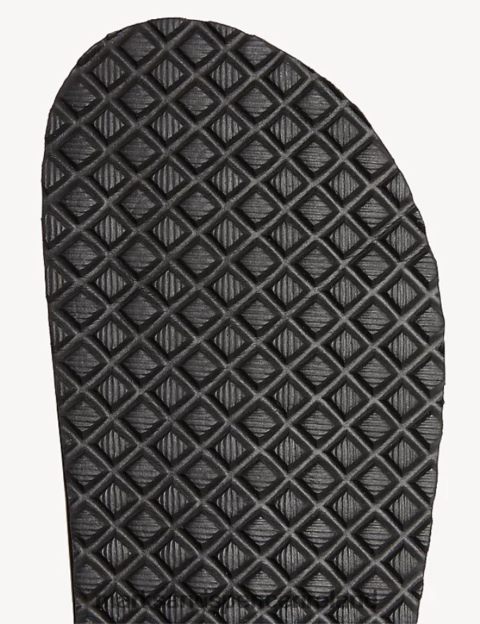 Marks & Spencer Kids Patent Footbeds Sandals Black Clothing 2VJ8DF9565