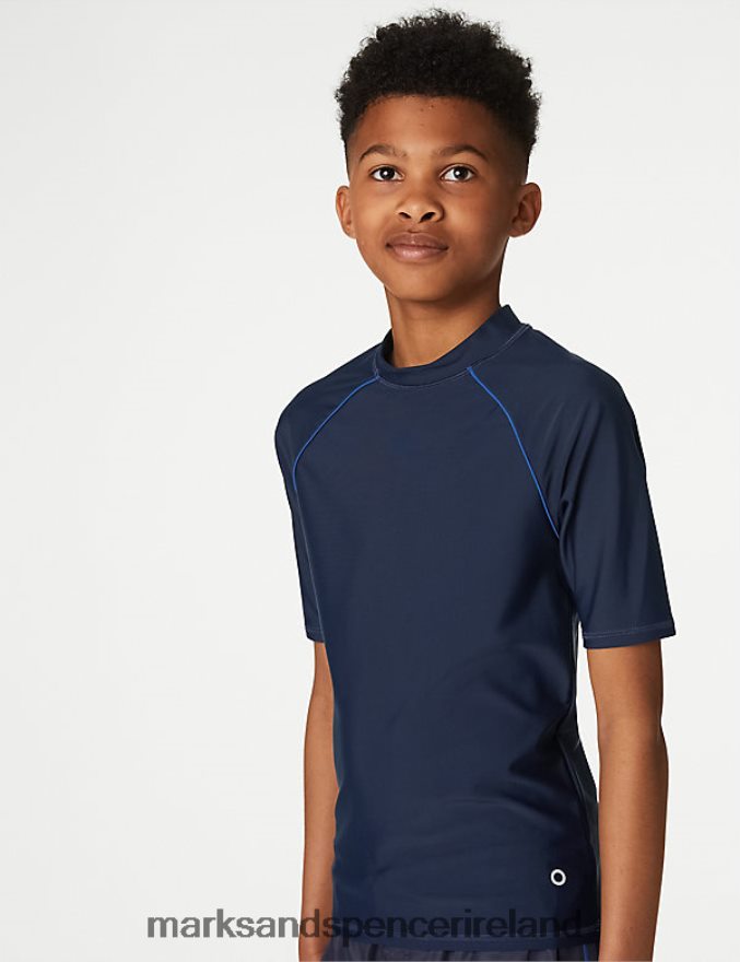 Marks & Spencer Kids Rash Vest Navy Clothing 2VJ8DF8462