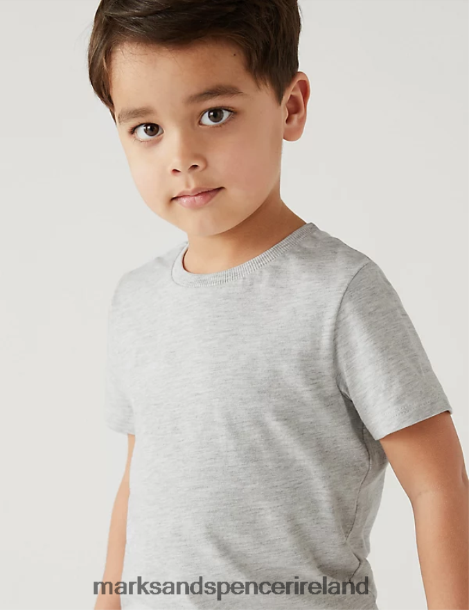 Marks & Spencer Kids 2pc Shirt & T-Shirt Set Denim Clothing 2VJ8DF8335
