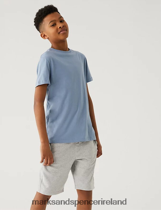 Marks & Spencer Kids 3pk Pure Cotton T-Shirts Multi Clothing 2VJ8DF8478