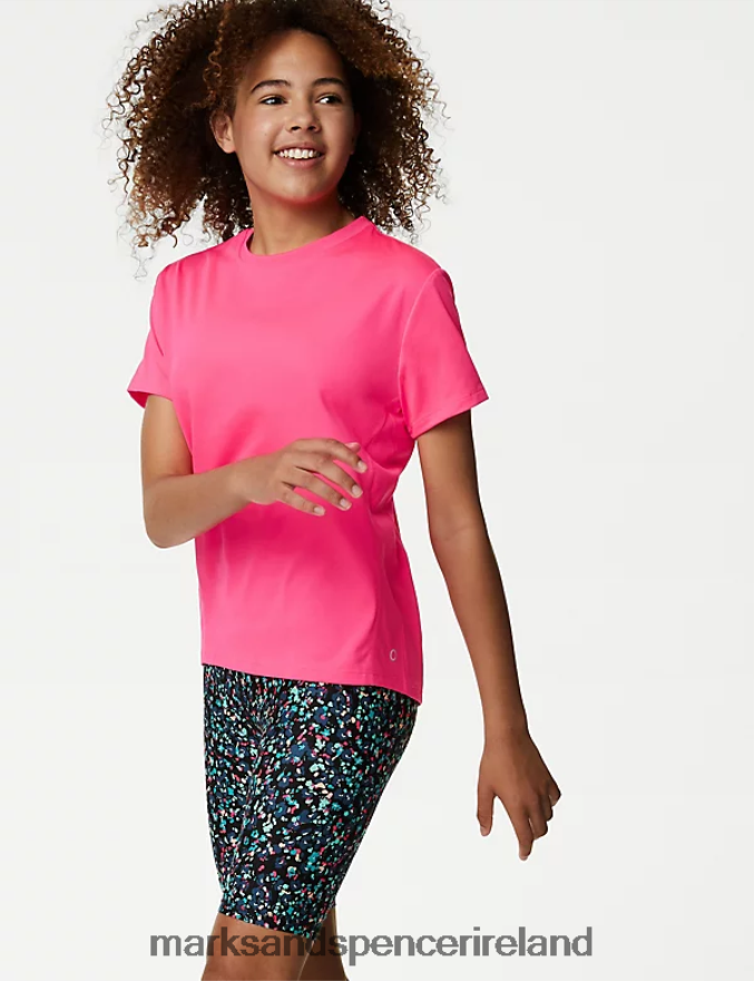 Marks & Spencer Kids Sports T-Shirt Pink Clothing 2VJ8DF8393