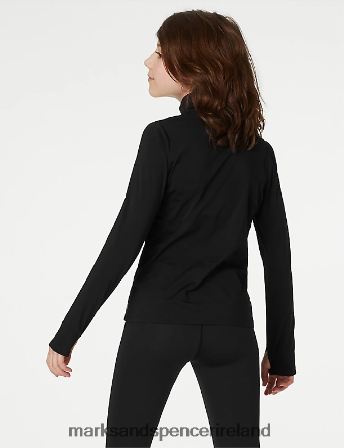 Marks & Spencer Kids Sports Top Black Clothing 2VJ8DF9784