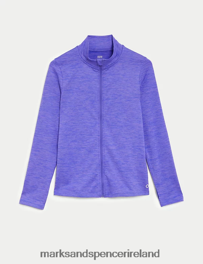 Marks & Spencer Kids Zip Top Bright Purple Clothing 2VJ8DF8978