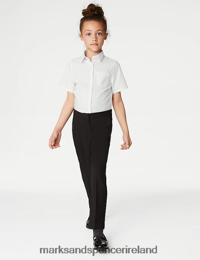 Marks & Spencer Kids Slim Leg School Trousers Black Clothing 2VJ8DF9060