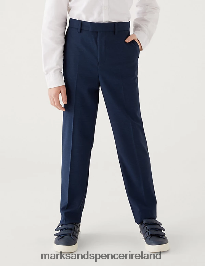 Marks & Spencer Kids Slim Suit Trousers Indigo Clothing 2VJ8DF8406