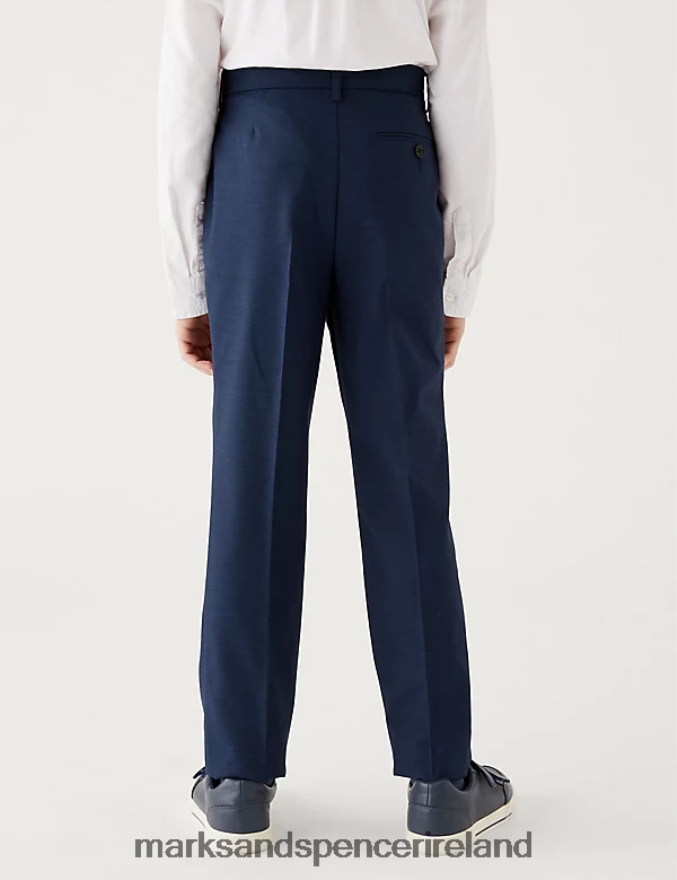 Marks & Spencer Kids Slim Suit Trousers Indigo Clothing 2VJ8DF8406