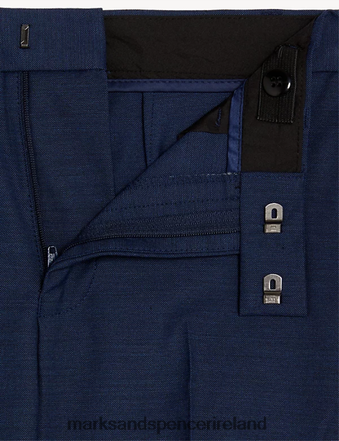Marks & Spencer Kids Slim Suit Trousers Indigo Clothing 2VJ8DF8406