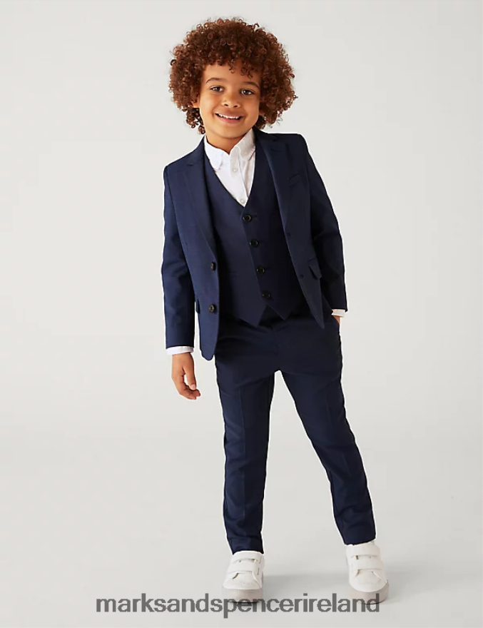 Marks & Spencer Kids Suit Trousers Indigo Clothing 2VJ8DF8171