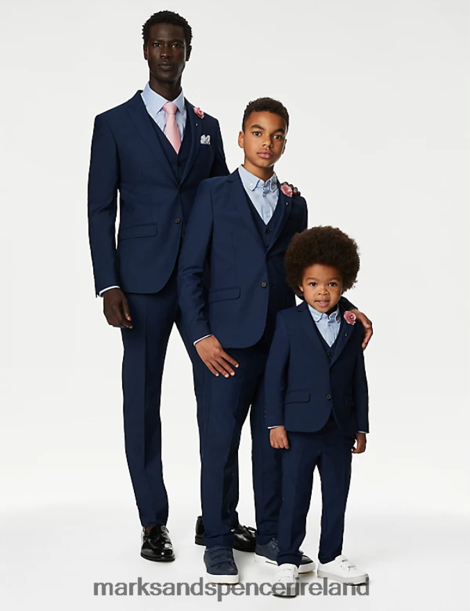 Marks & Spencer Kids Suit Trousers Indigo Clothing 2VJ8DF8171