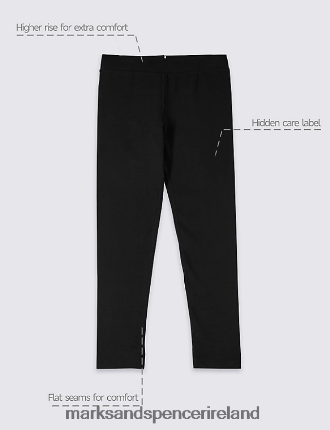 Marks & Spencer Kids Adaptive Leggings Black Clothing 2VJ8DF9712
