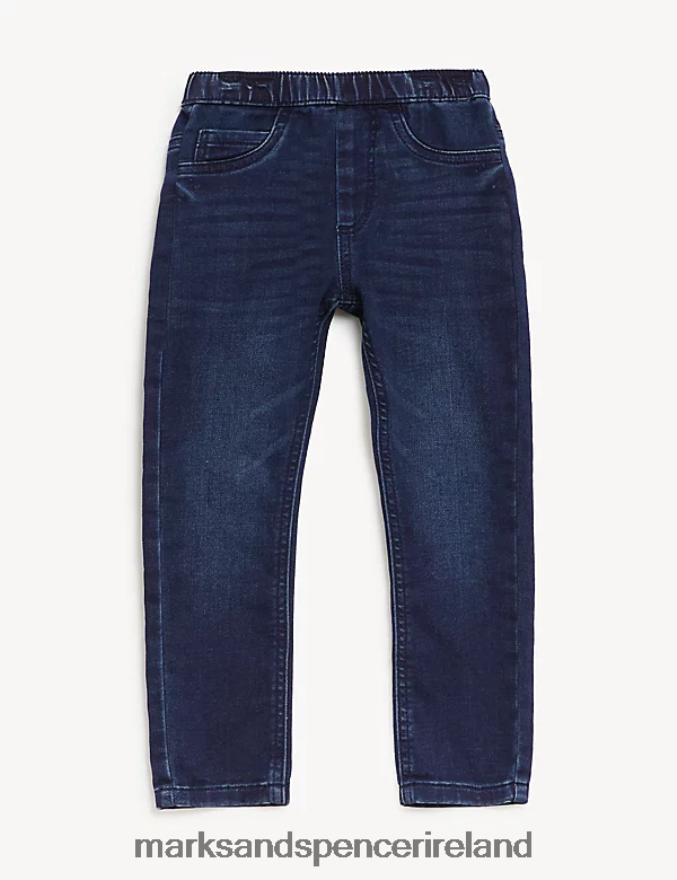 Marks & Spencer Kids Denim Jeggings Dark Denim Clothing 2VJ8DF9777