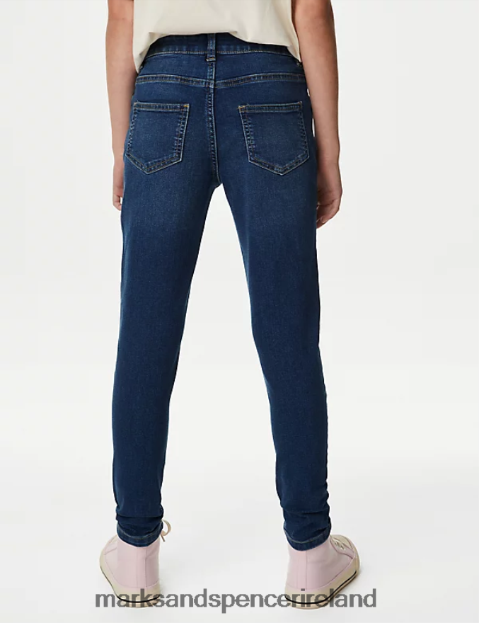 Marks & Spencer Kids Skinny Denim Jeans Blue Denim Clothing 2VJ8DF8842