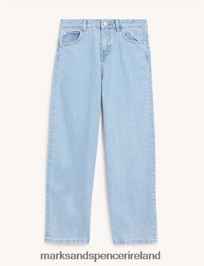Marks & Spencer Kids Wide Leg Jeans Denim Clothing 2VJ8DF9630