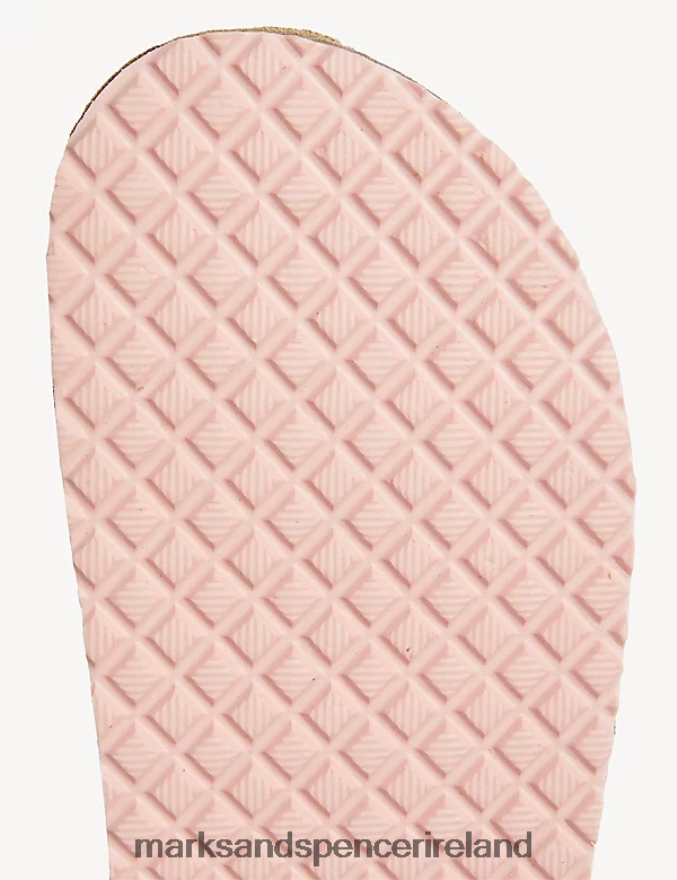 Marks & Spencer Kids Footbed Sandals Pink Mix Footwear 2VJ8DF9520