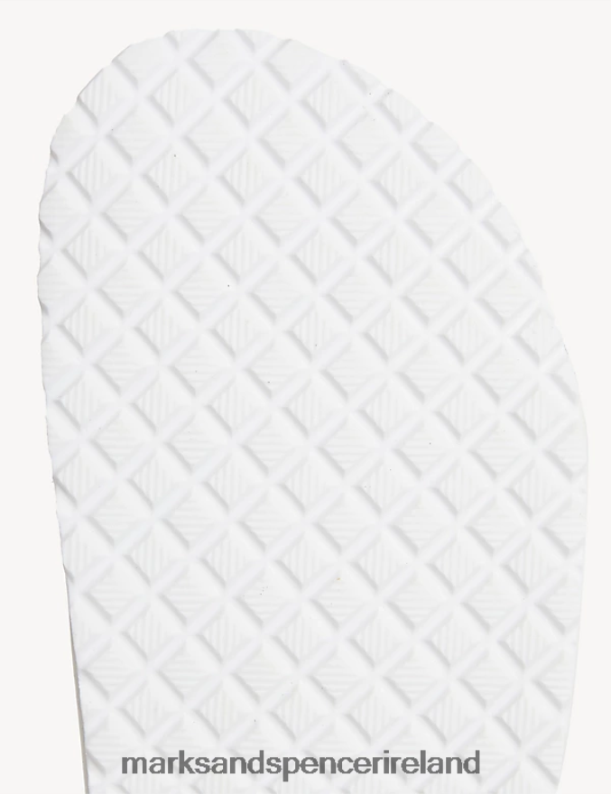 Marks & Spencer Kids Footbed Sandals White Footwear 2VJ8DF9920