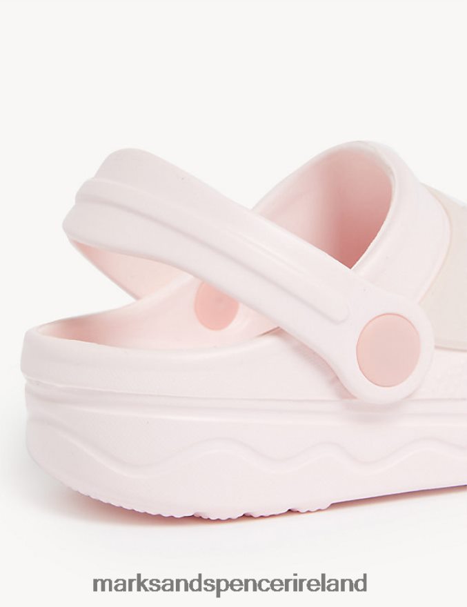 Marks & Spencer Kids Ice Cream Clogs Pink Footwear 2VJ8DF9471