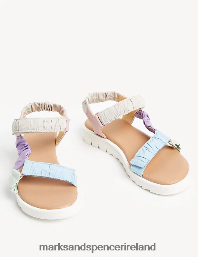 Marks & Spencer Kids Ruched Trekkers Multi Footwear 2VJ8DF9953