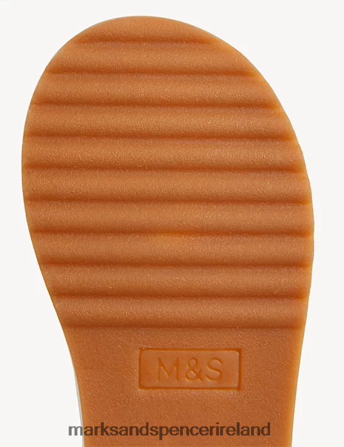 Marks & Spencer Kids Ruched Trekkers White Footwear 2VJ8DF9954