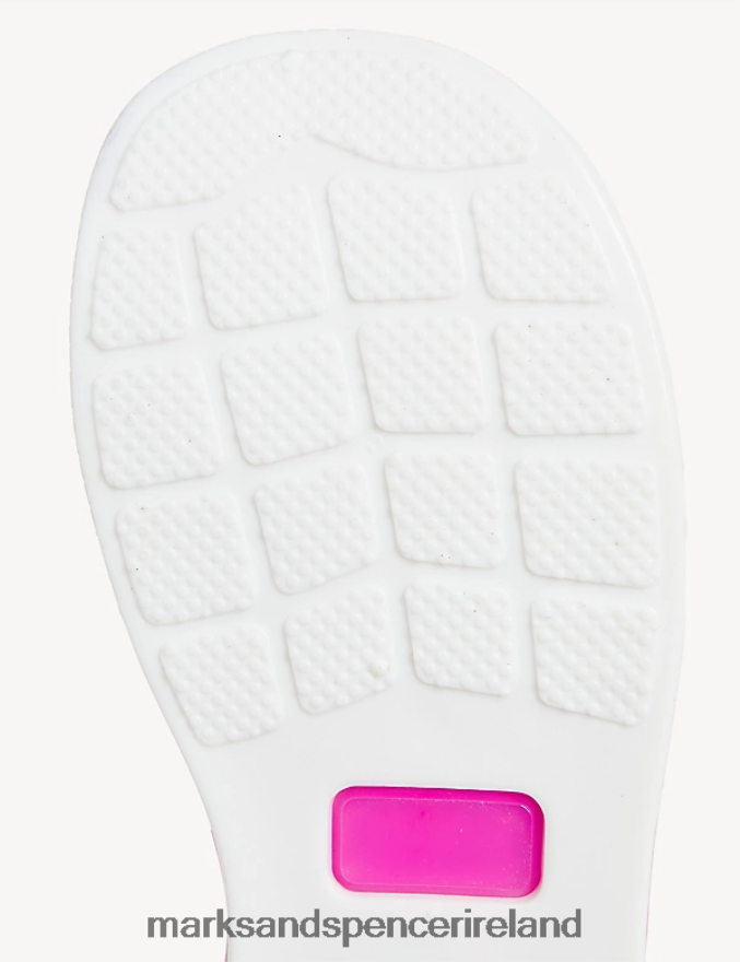 Marks & Spencer Kids Unicorn Riptape Jelly Sandals Pink Footwear 2VJ8DF9884