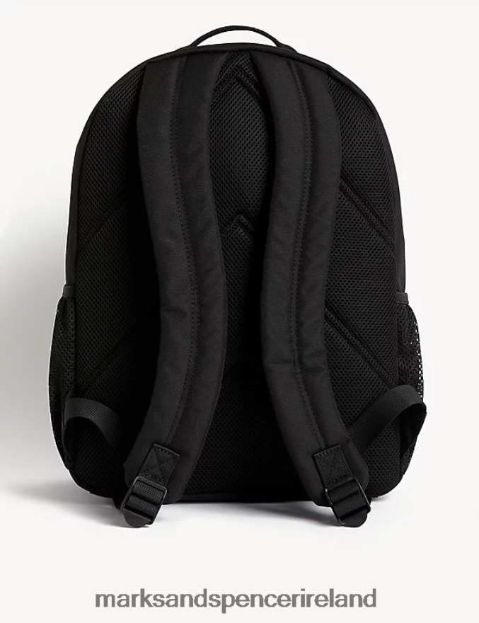 Marks & Spencer Men Recycled Polyester Pro-Tect Backpack Black Accessories 2VJ8DF5297